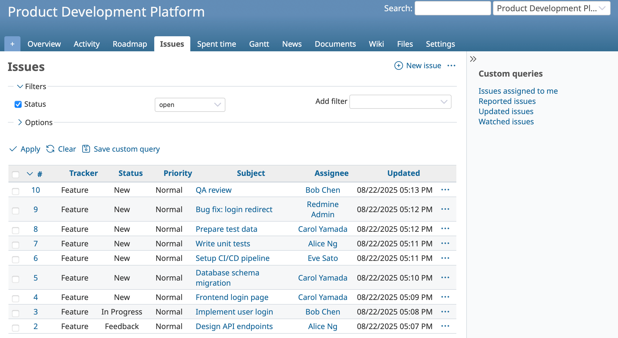 Custom Query Overview