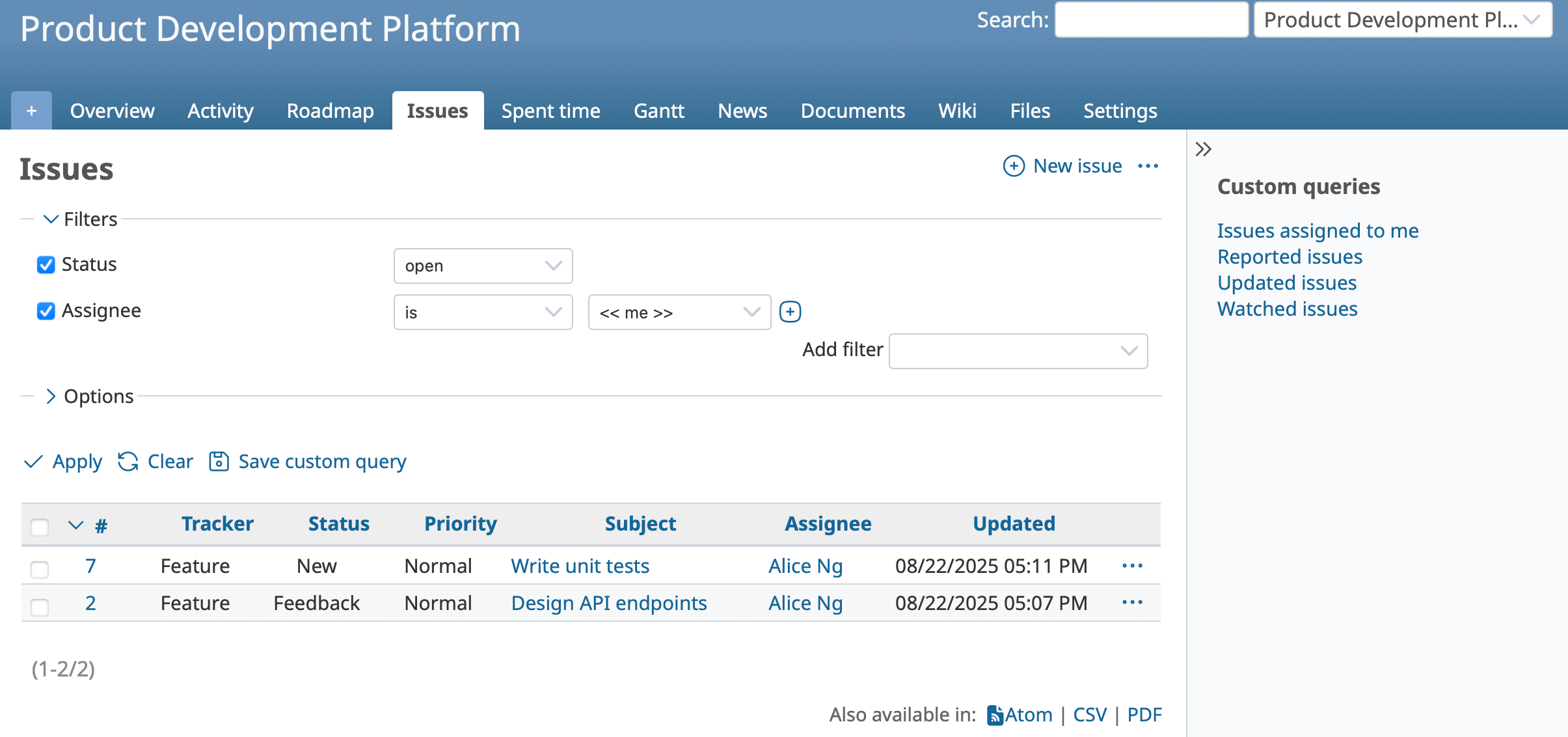 Custom Query Narrow Down