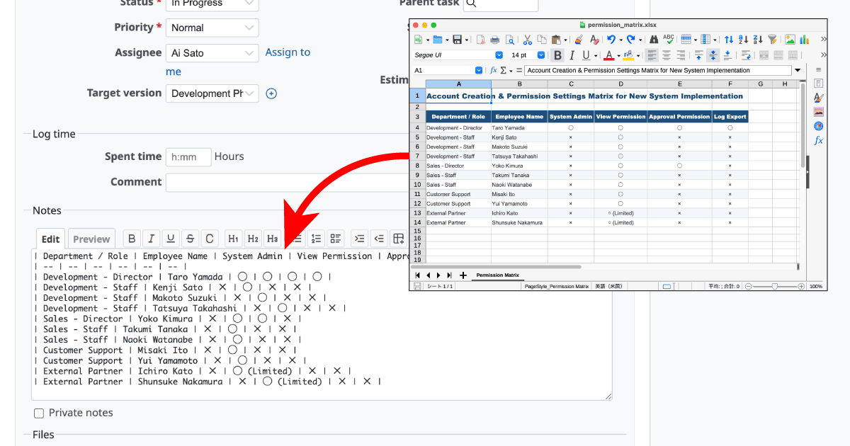 Monthly Update: Preview of the New Features in Pre-release Redmine! Pasting Tables from Excel and More (April 2026 Commit Highlights)