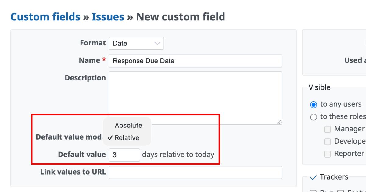 Monthly Update: Preview of the New Features in Pre-release Redmine! Relative Default Values for Date Custom Fields and More (June 2026 Commit Highlights)