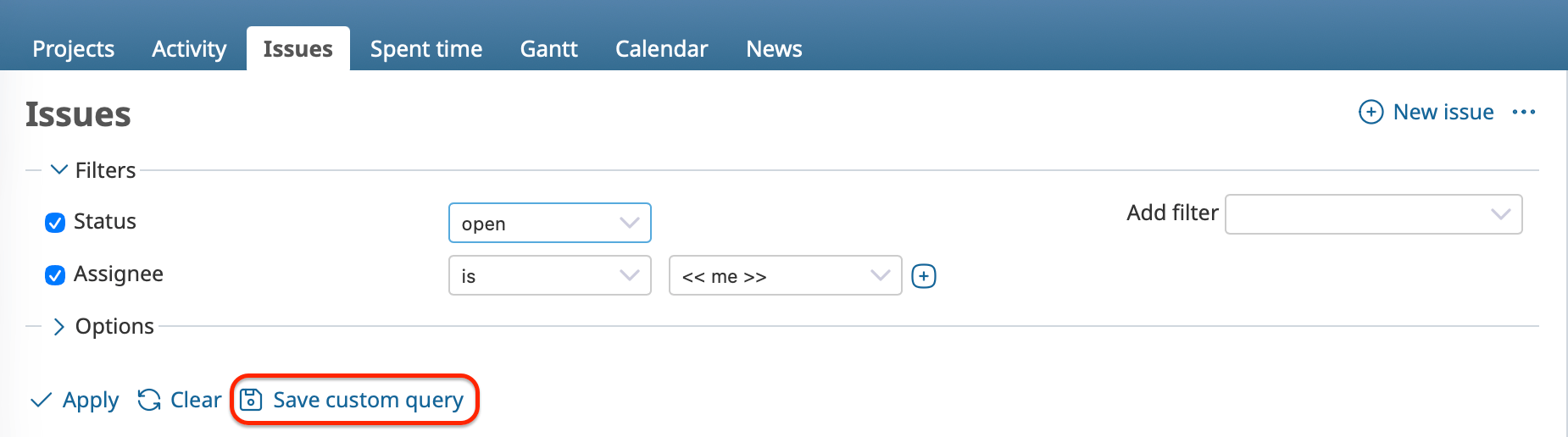 Custom Queries Saving